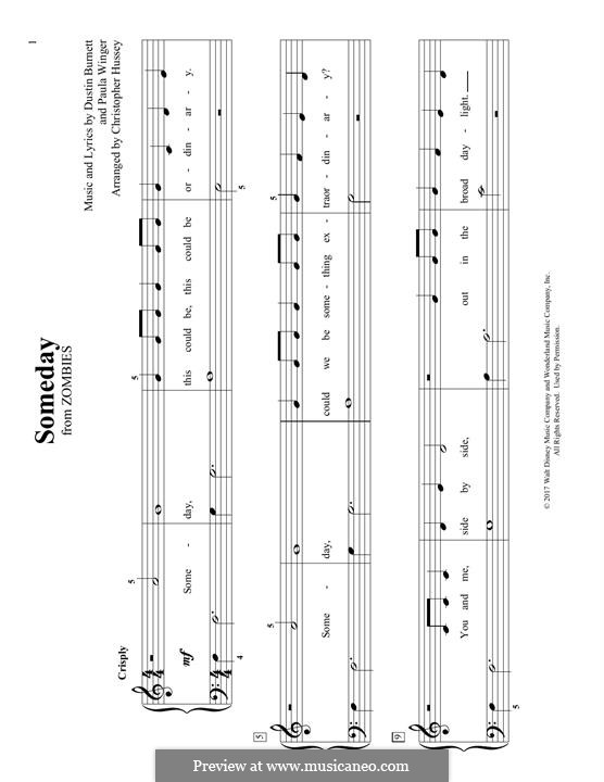 Someday (from Disney's Zombies) by D. P. Winger on MusicaNeo