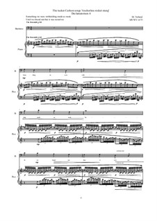 The tucker Carlson songs 'Anchorless rocket stung' Declamatorium 4 for Bariton, piano solo and Mp3, MVWV 1475: The tucker Carlson songs 'Anchorless rocket stung' Declamatorium 4 for Bariton, piano solo and Mp3 by Maurice Verheul