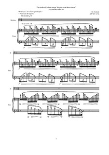 The tucker Carlson songs 'Angers crotchless knout' Declamatorium 5 for Bariton, Piano solo and Mp3, MVWV 1476: The tucker Carlson songs 'Angers crotchless knout' Declamatorium 5 for Bariton, Piano solo and Mp3 by Maurice Verheul