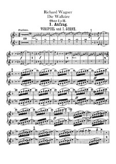 The Valkyrie , WWV 86b: Oboes parts by Richard Wagner