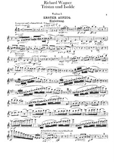 Complete Opera: Violins I part by Richard Wagner