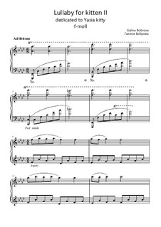 Lullabies for kitten: Lullaby 2 by Galina Bobrova