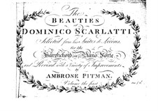 Suite de leçons. Six Lessons for Harpsichord (or Piano): Suite de leçons. Six Lessons for Harpsichord (or Piano) by Domenico Scarlatti