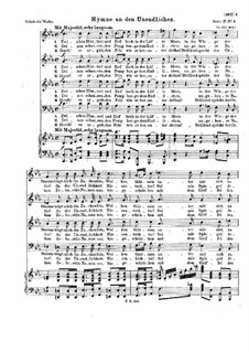 Hymne an den Unendlichen (Hymn to the Infinite), D.232 Op.112 No.3: Hymne an den Unendlichen (Hymn to the Infinite) by Franz Schubert