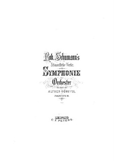 Symphony No.4 in D Minor, Op.120: Movement I by Robert Schumann