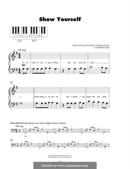 Show Yourself (from Disney's Frozen 2): For piano by Robert Lopez, Kristen Anderson-Lopez