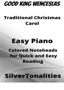 Piano version: For easy piano with colored notation by folklore