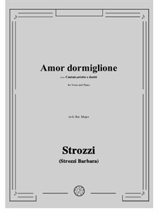 Amor dormiglione: G flat Major by Barbara Strozzi