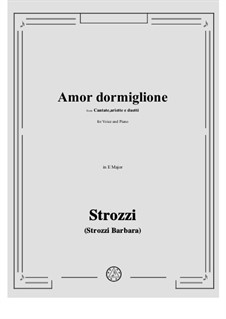 Amor dormiglione: E Major by Barbara Strozzi
