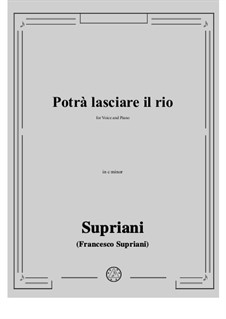 Potrà lasciare il rio: C minor by Francesco Supriani