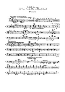 Vltava, T.111: Percussion parts by Bedřich Smetana