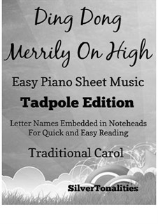 Ding Dong! Merrily on High: For easy piano (2nd Edition) by folklore