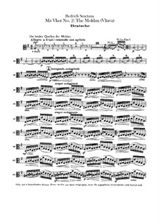 Vltava, T.111: Viola part by Bedřich Smetana