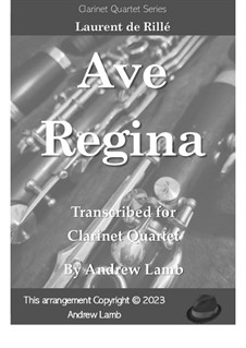 Ave Regina by L.d. Rillé - sheet music on MusicaNeo