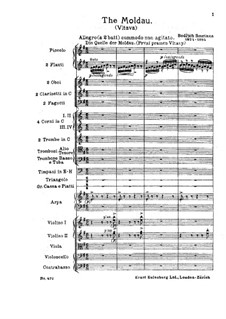 Vltava, T.111: Full score by Bedřich Smetana