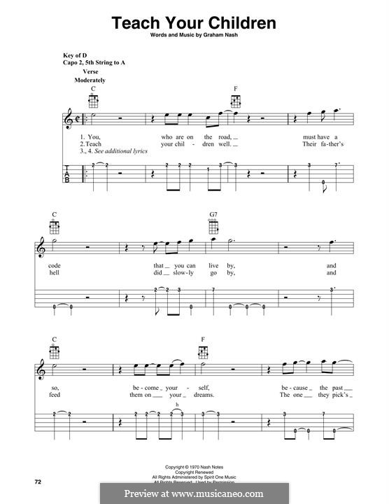 Teach your children crosby stills nash by g nash on musicaneo