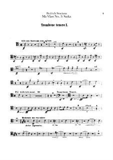Šarka, T.113: Trombones and tuba parts by Bedřich Smetana