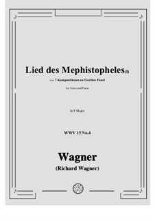 No.4 Lied des Mephistopheles (I): F Major by Richard Wagner