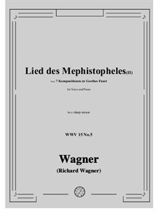 No.5 Lied des Mephistopheles (II): C sharp minor by Richard Wagner