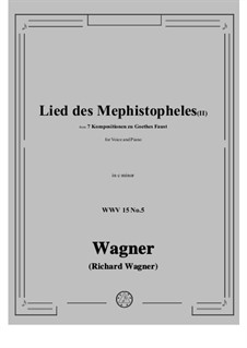 No.5 Lied des Mephistopheles (II): C minor by Richard Wagner