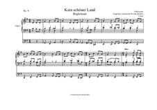 Kein schöner Land in dieser Zeit: For organ by folklore