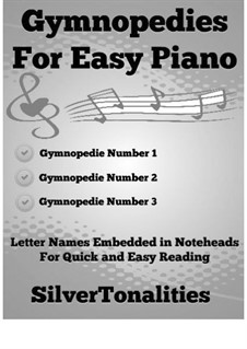 Complete set: For easy piano by Erik Satie