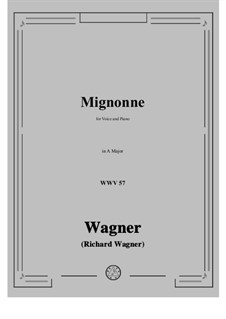 Mignonne, WWV 57: A Major by Richard Wagner