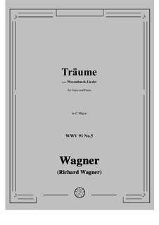 No.5 Dreams: C Major by Richard Wagner