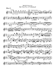 Vyšehrad, T.110: Oboes parts by Bedřich Smetana