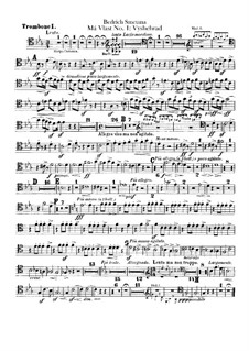 Vyšehrad, T.110: Trombones and tuba parts by Bedřich Smetana