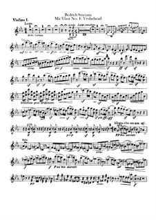 Vyšehrad, T.110: Violin I part by Bedřich Smetana
