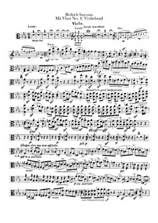 Vyšehrad, T.110: Viola part by Bedřich Smetana