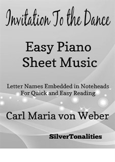Invitation to the Dance, J.260 Op.65: For easy piano by Carl Maria von Weber