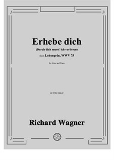 Erhebe dich: B flat minor by Richard Wagner