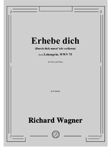 Erhebe dich: D minor by Richard Wagner