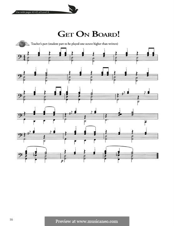 get on board sheet music