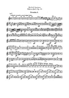 Hakon Jarl, B.118 T.82 Op.16: Trumpets parts by Bedřich Smetana
