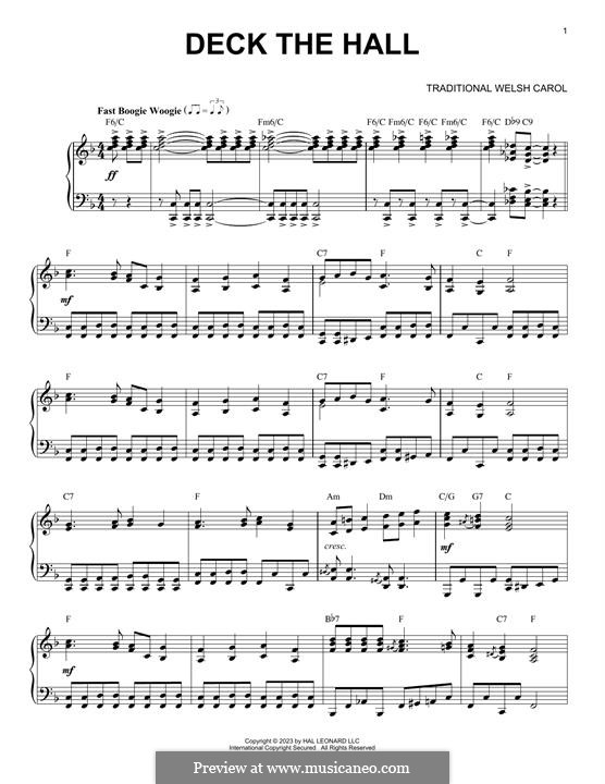 Piano version: Boogie Woogie version by folklore