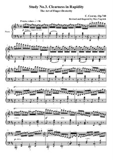 Exercises No.1-8: Exercise No.3 by Carl Czerny