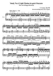 Exercises No.1-8: Exercise No.4 by Carl Czerny