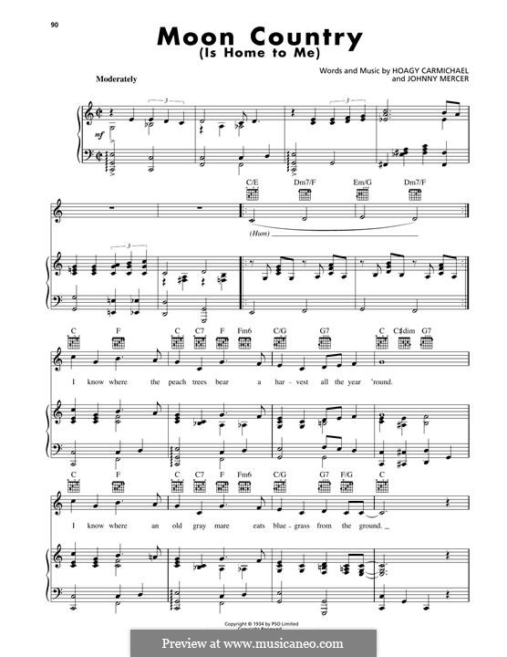 Moon Country (Is Home To Me): Moon Country (Is Home To Me) by Hoagy Carmichael