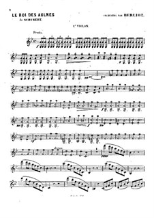Erlkönig (Forest King), D.328 Op.1: For orchestra by Franz Schubert