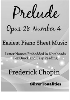 No.4 in E Minor: For easiest piano by Frédéric Chopin
