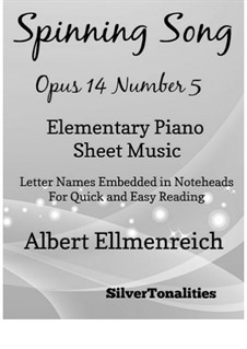 The Spinning Song by A. Ellmenreich - sheet music on MusicaNeo