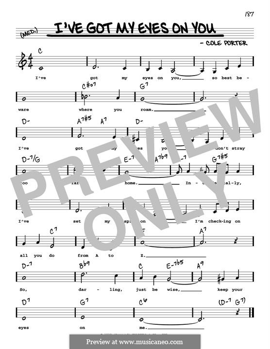 I've Got My Eyes on You: Low Voice by Cole Porter