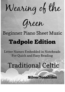 Wearing of the Green: For beginner piano (2nd Edition) by folklore