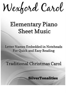 Wexford Carol: For elementary piano by folklore