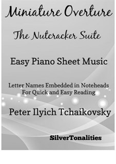 No.1 Miniature Overture : For easy piano by Pyotr Tchaikovsky