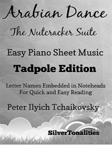 No.5 Arabian Dance: For easy piano (2nd Edition) by Pyotr Tchaikovsky