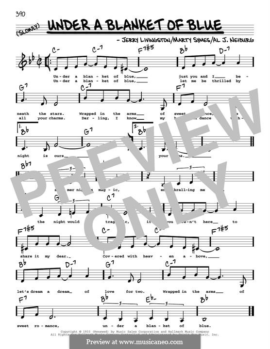 Under a Blanket of Blue (Ella Fitzgerald) by J. Livingston on MusicaNeo